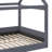 Full Size Fabric-Covered House Daybed Featuring LED Light Strips-1064702724