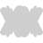 H W D Composite Rosette Applique-32727496