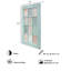 Cadre Kyon Grace Alice Collage Ayon, cadre photo durable avec 12 cadres, 12 photos de 4 po x 6 po, cadre mural, fenêtre rustique vieillie, 18 po x 30 po-1359787625