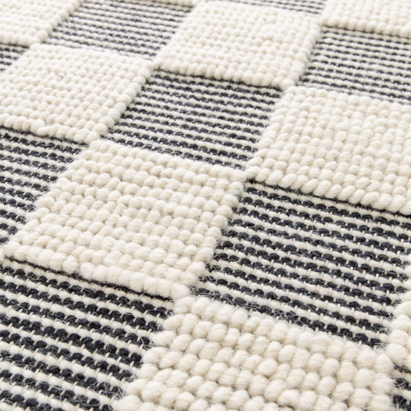 Richma Geometric Shapes Hand Woven Area Rug, Rectangle 120 x 170cm