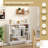 Bookshelf Geometric Bookcase w/ Anti-Tipping Kit Storage Shelving Unit-875534901