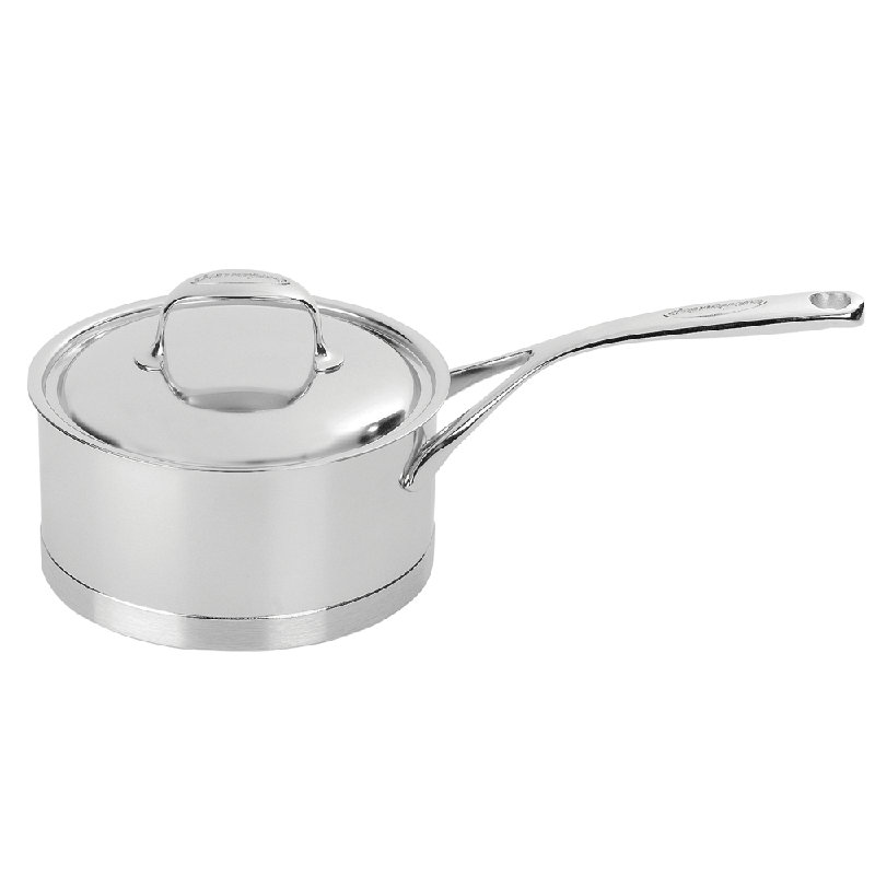 Demeyere Atlantis Stainless Steel Saucepan with Lid, 1.6 qt.