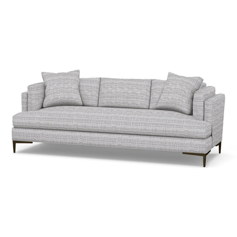 Aiden Upholstered 90.5'' Sofa, Antique Bronze, Perigold Rest Ink