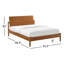 Lit plateforme à profil bas en bois massif Benji-1194634169-1077438117