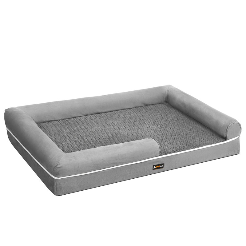 120x85x20cm Polyester Pet Bed, Light Grey