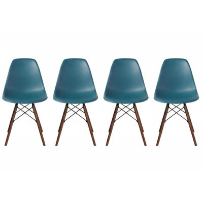 Hawai Plastic Dining Chair (Set Of 4)