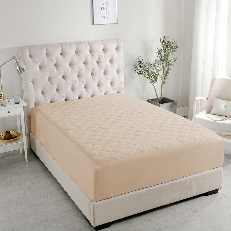 JML Noiseless Waterproof Mattress Protector, Quilted Washable Mattress Cover, Breathable Waterproof Mattress Pad, Full/Double