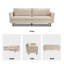 Cicero 204Cm Velvet Flared Arm Sofa-1933434131
