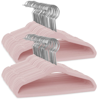  11" Velvet Non-Slip Baby Clothing Hangers