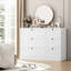 Commode double moderne à 6 tiroirs l 43,31 po Beckwourth-1832028582