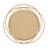 Metal Round Wall Mirror with Overlapping Circles-1134296537