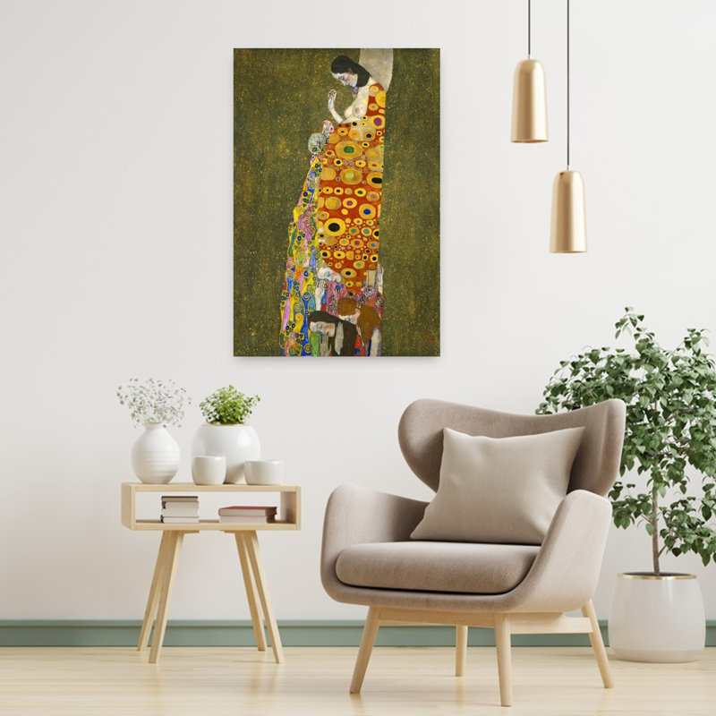 Espoir II 1907-1908, impression d'art contemporain classique coloré, H 36 po x l 24 po