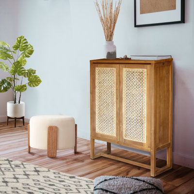 Stockard Solid Wood Accent Cabinet