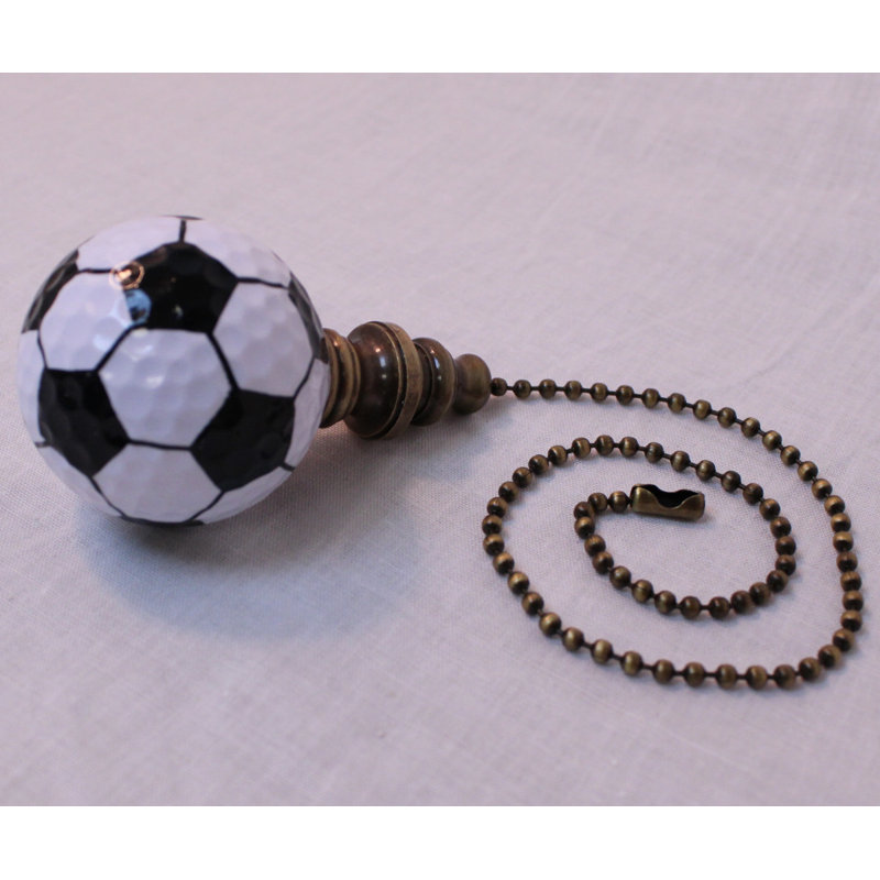 Soccer Ball Ceiling Fan Pull Chain