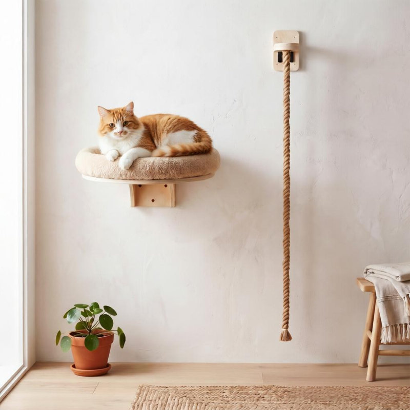 Cat Climbing Rope and Bed Set
