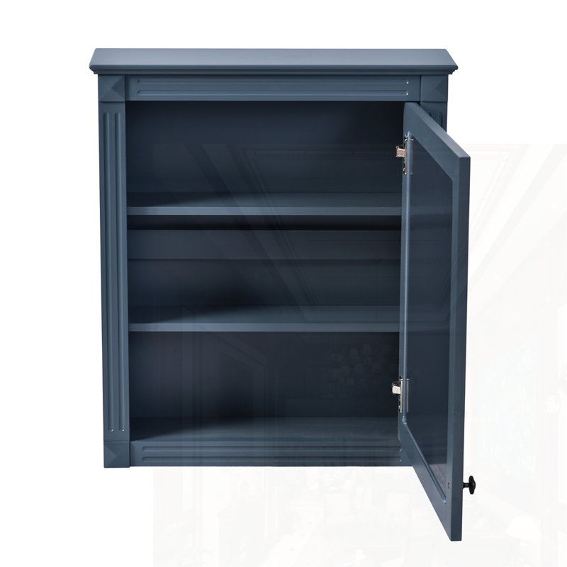 Armoire de rangement murale pour pharmacie, Bleu