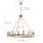Dassler 16-Light Classic Adjustable Wheel-Shaped Chandelier