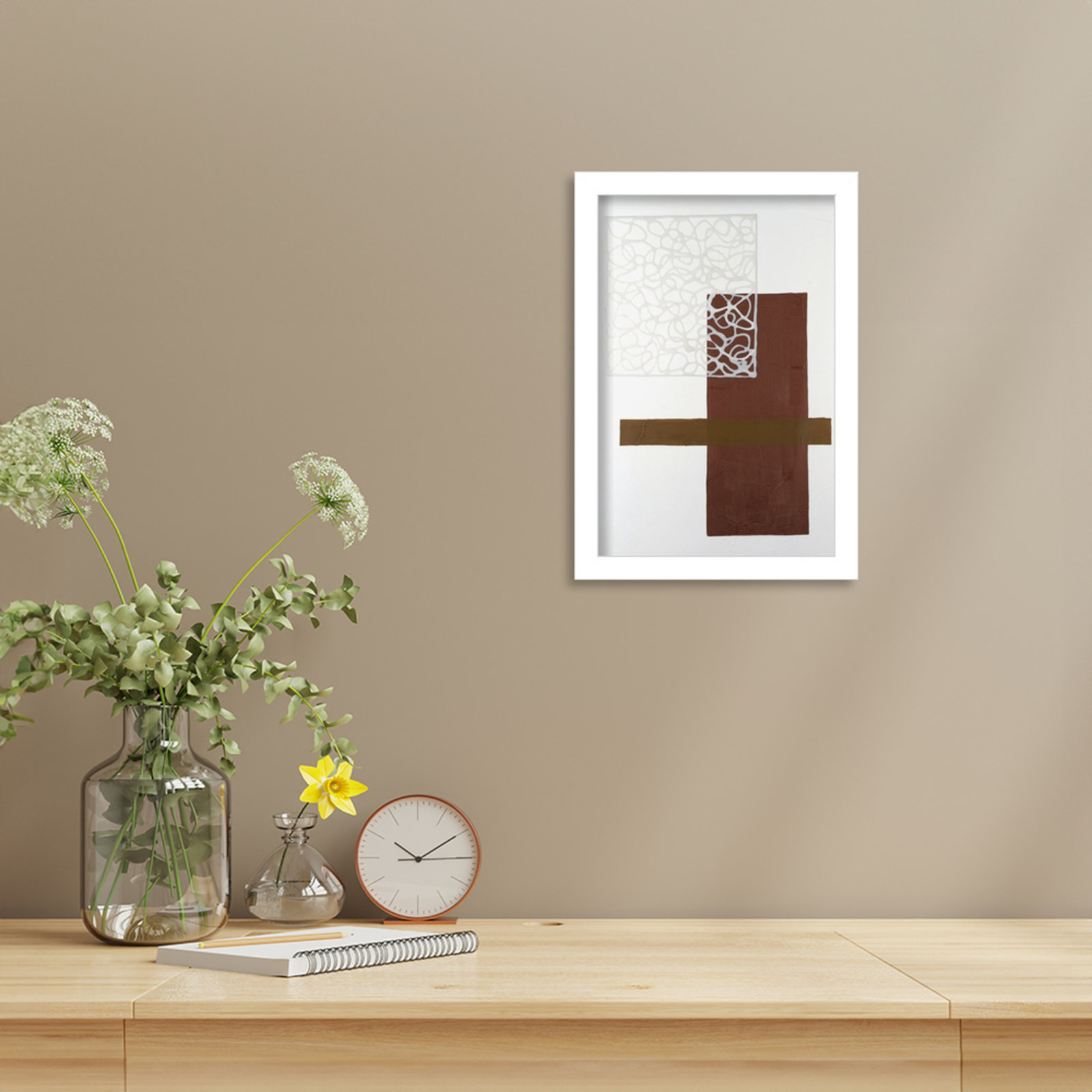 Nooks and Crannies No. 4 Print, 13" H x 9" W, White