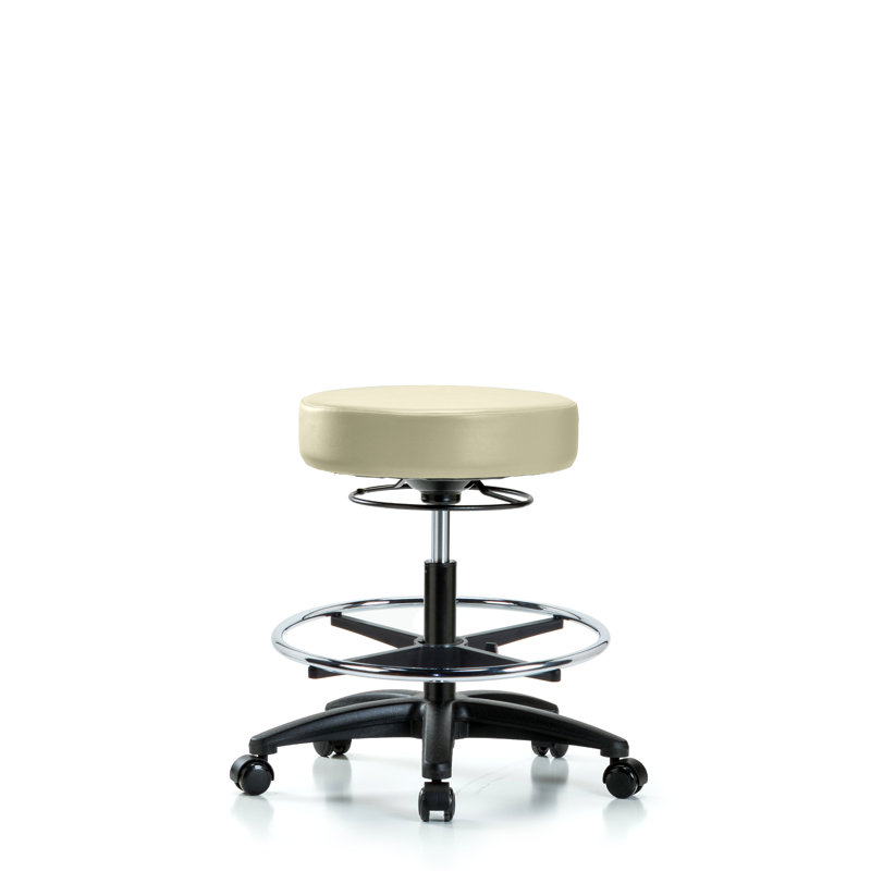 Tabouret de laboratoire Calliope, Adobe, Roulettes