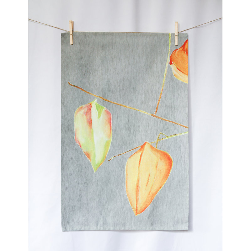 Cotton Floral Tea Towel