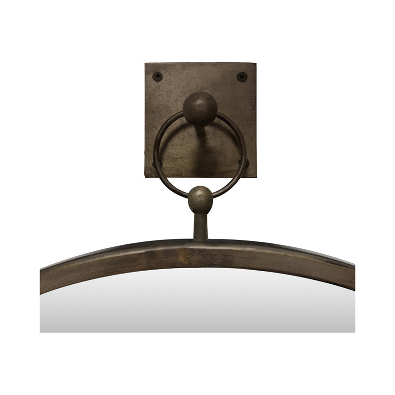 Miroir Cameo laiton vieilli