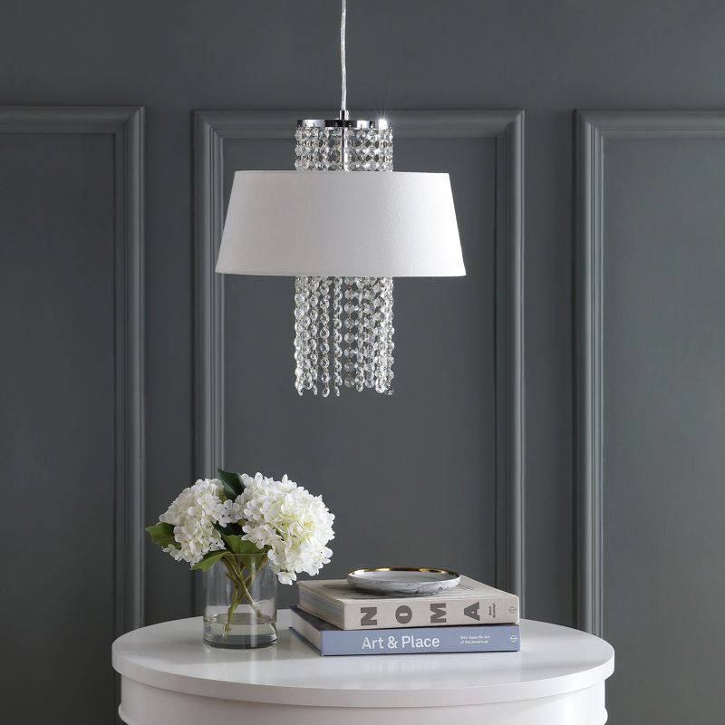 Lustre géométrique 3 lumières unique/relevé Decker, Metallic