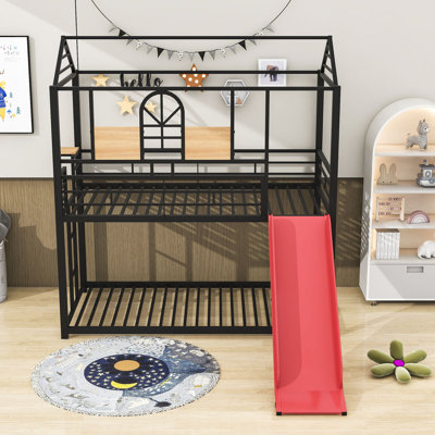 Reamstown Twin over Twin Standard Bunk Bed with Shelves by Harper Orchard by Harper Orchard