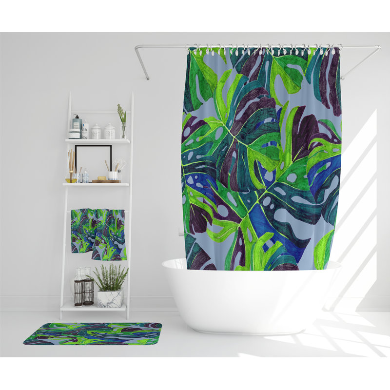 Nazareno Polyester Shower Curtain Set