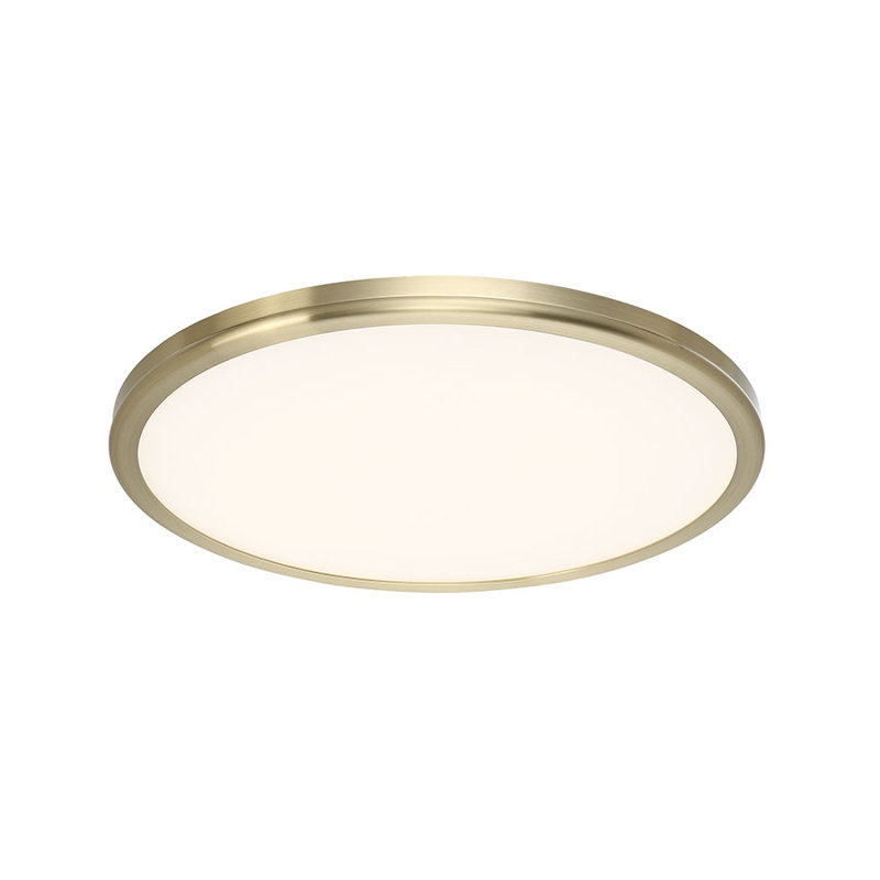 Stanwyck 1 - Light LED Flush Mount, 2700K, White, 0.88" H x 22" W x 22" D