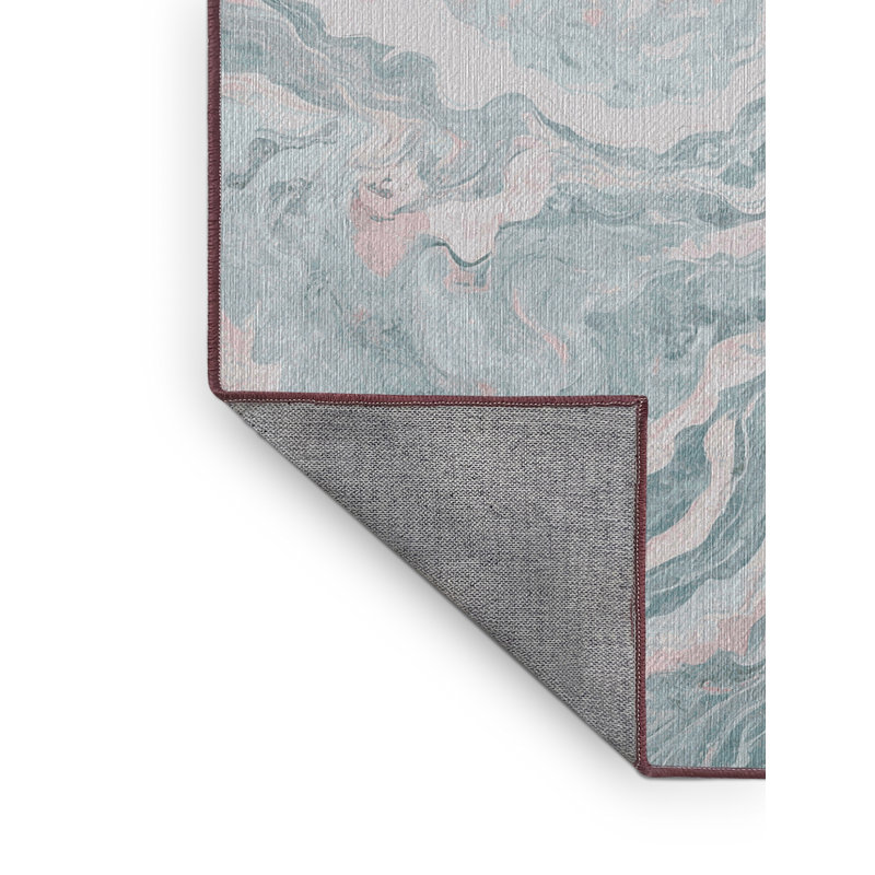Machine Washable Beige Area Rug, Runner 2' x 5'