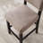 Jennifer Home Upholstered Back Stool with Wood Base for Kitchen-87378903-87378902