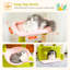 Tour pour chat 4-en-1 à plusieurs niveaux, arbre à chat rose 33 po pour les grands chats, poteau à griffer pour chat avec hamac profond et perchoir supérieur confortable