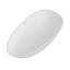 Baignoire autoportante de 59 po à surface solide, baignoire de trempage autoportante en résine de pierre de luxe avec trop-plein et bonde escamotable pour salle de bain contemporaine, blanc mat