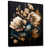 Toile avec cadre flottant noir