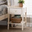 Baxton Studio Braith Farmhouse Spindle Wood 1-Drawer Nightstand-1422007296