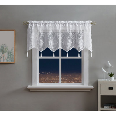 Crichton Floral Scalloped Kitchen Curtain