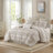 Romantic Jacquard Bedding Set, Polyester Comforter Queen Size For Home