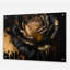 Noir et or rose II - Art mural acrylique sur verre rose-680011784