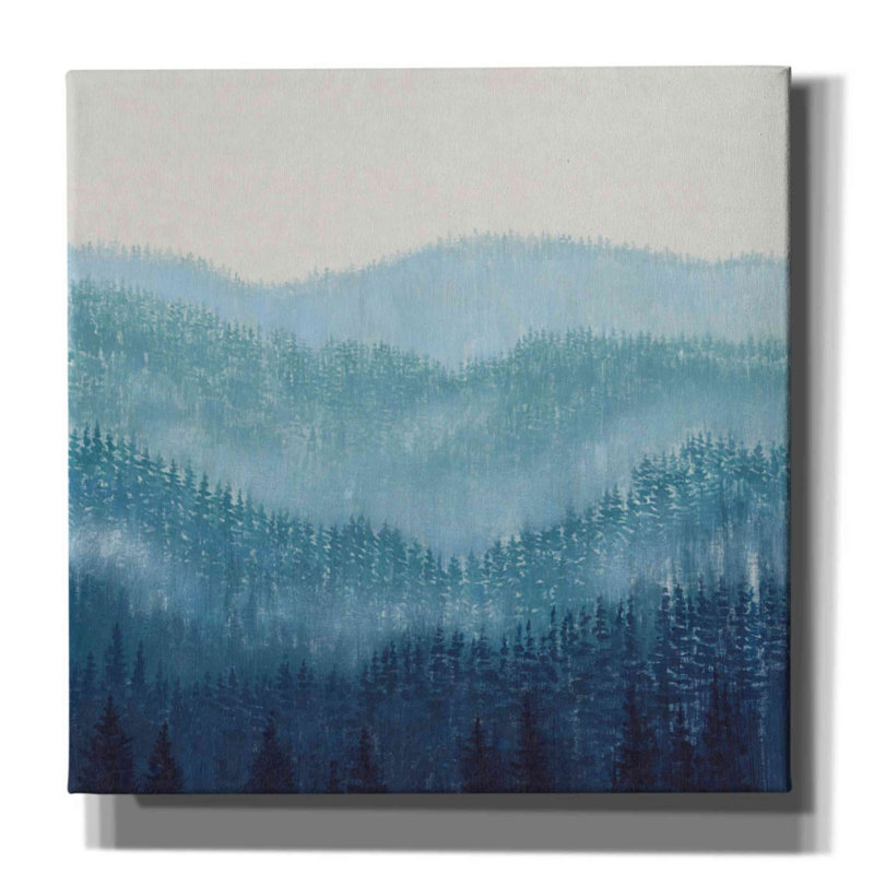 «Smokey Ridge II» par Tim O'toole, art mural sur toile, H 26 po x l 26 po x P 1,5 po