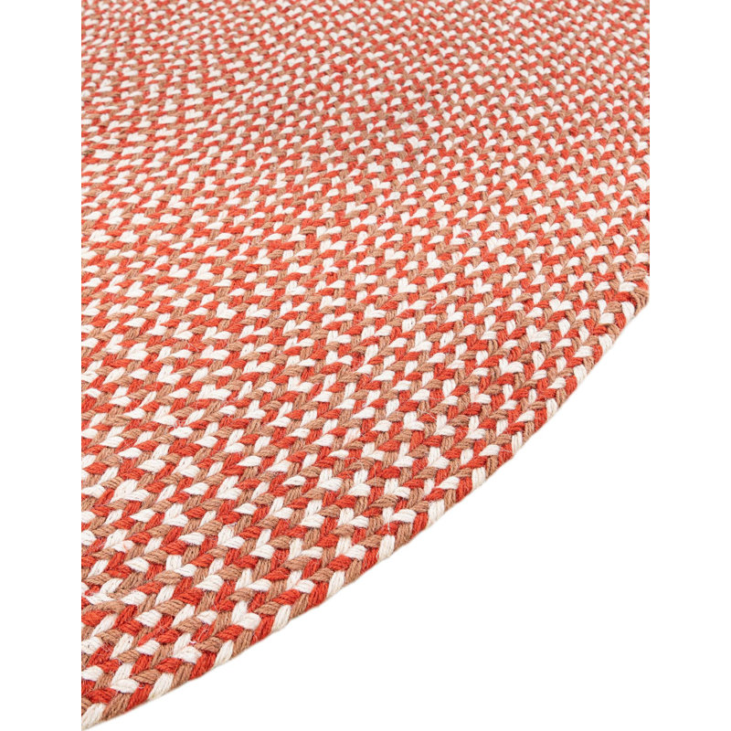  Tapis en jute tressé Tweed, Rond 2 pi