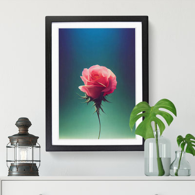 Rose Painting Traditional Vol.4 - Single Picture Frame Print
