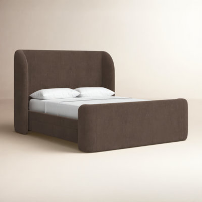 Novi Lizzie Upholstered Storage Bed