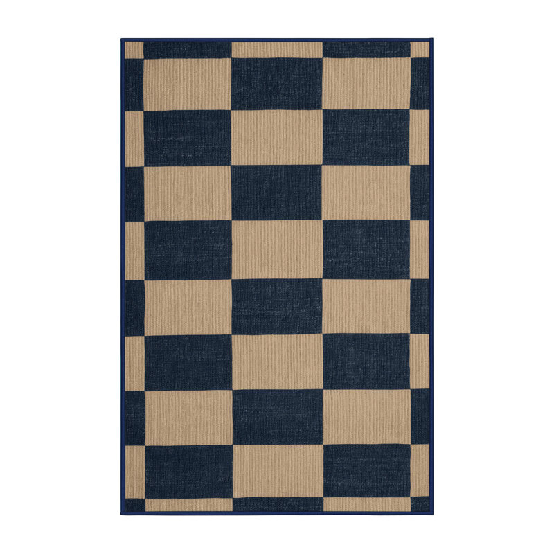 Tapis gris à carreaux lavable à la machine, Tapis de couloir 2 pi x 4 pi
