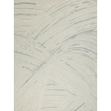 Entro Handmade New Zealand Wool, Silver/Ivory Area Rug