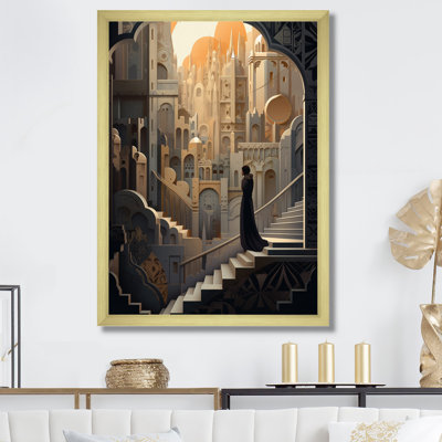 «Arab City V», reproduction sur toile