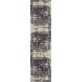Earth Area Rug in Navy Blue/Charcoal/Ivory