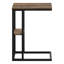 Table d'appoint en C légère et robuste - aspect bois, structure en métal (salon / chambre à coucher)-41408288-41408289