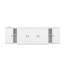 Grand lit escamotable avec tablettes, armoires et ports USB