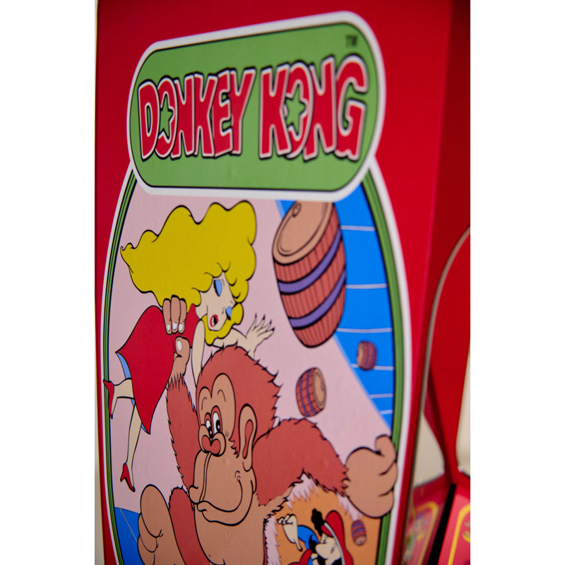 Red Retro Tabletop Arcade Machine with 412 Classic Games