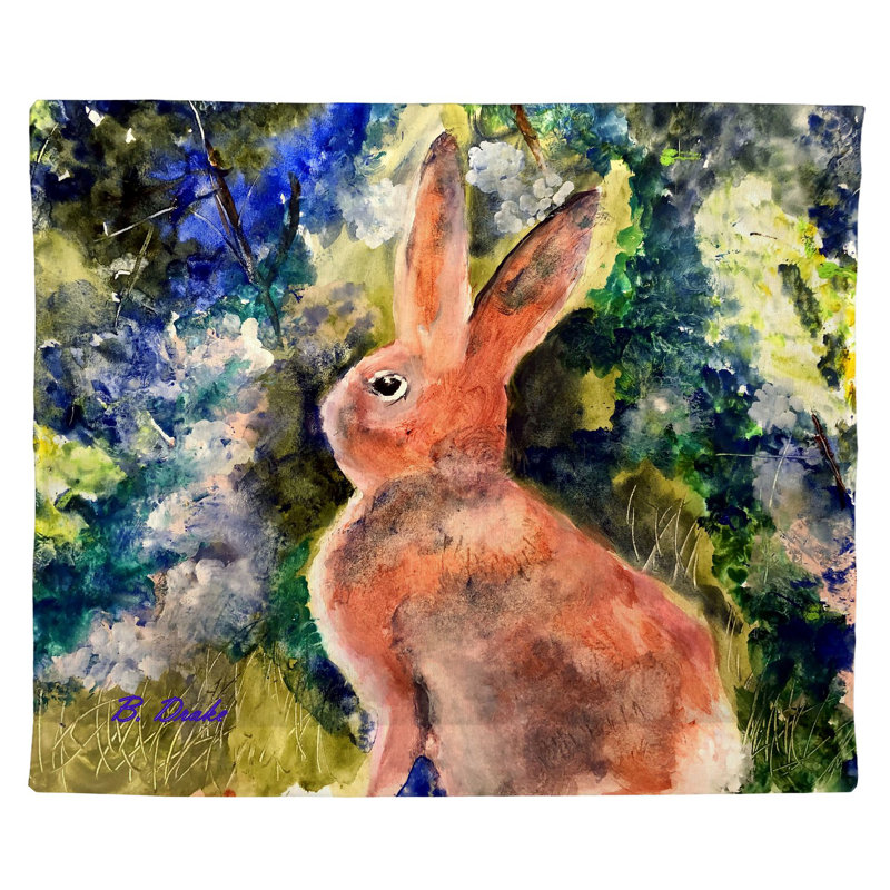 Suspension murale en lapin et polyester